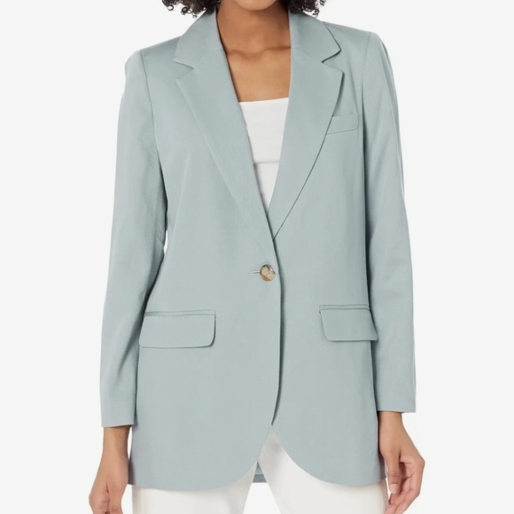 NEW! MADEWELL Larsen Blazer In Drapweave Single Button Blazer XXS.